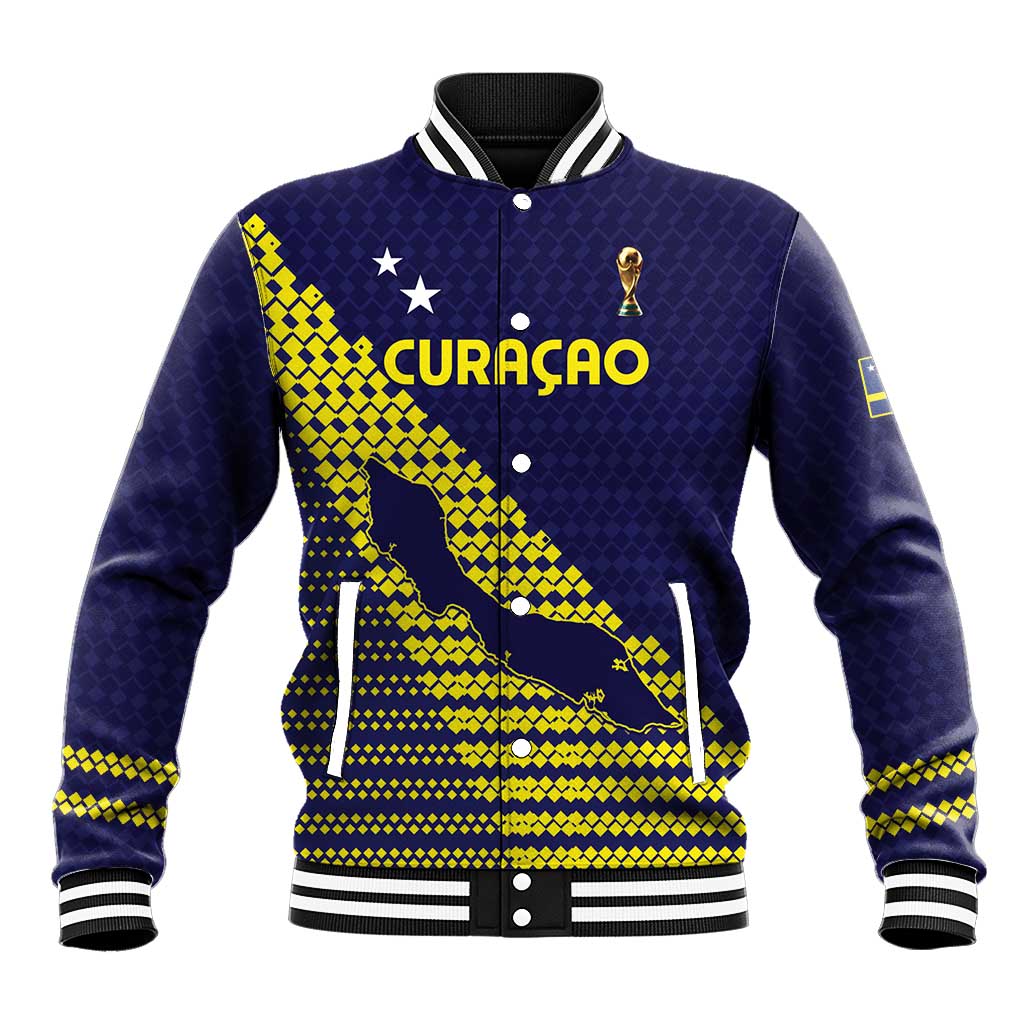 Custom Football 2026 Curacao Baseball Jacket Small island BIG dreams