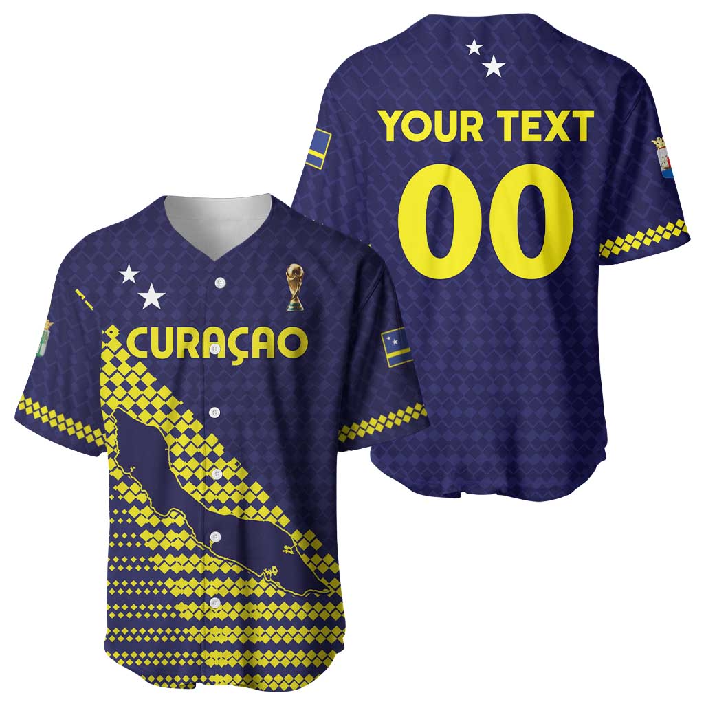 Custom Football 2026 Curacao Baseball Jersey Small island BIG dreams