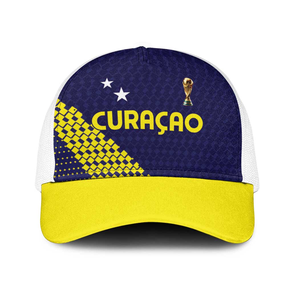 Football 2026 Curacao Baseball Net Cap Small island BIG dreams