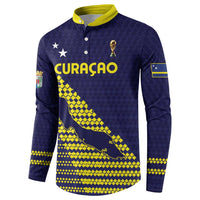 Custom Football 2026 Curacao Button Sweatshirt Small island BIG dreams