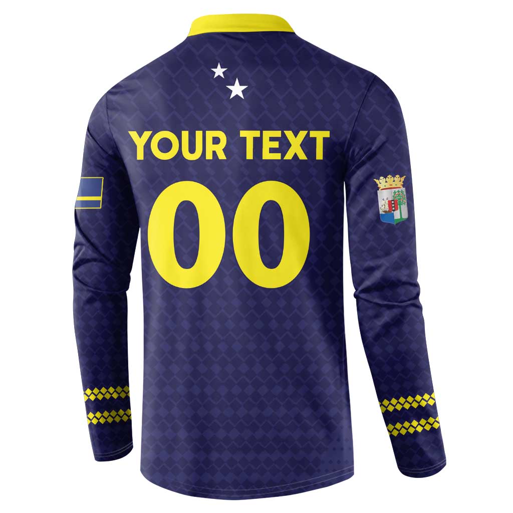 Custom Football 2026 Curacao Button Sweatshirt Small island BIG dreams