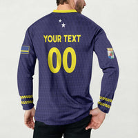 Custom Football 2026 Curacao Button Sweatshirt Small island BIG dreams