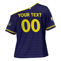 Custom Football 2026 Curacao Cross Shoulder Shirt Small island BIG dreams
