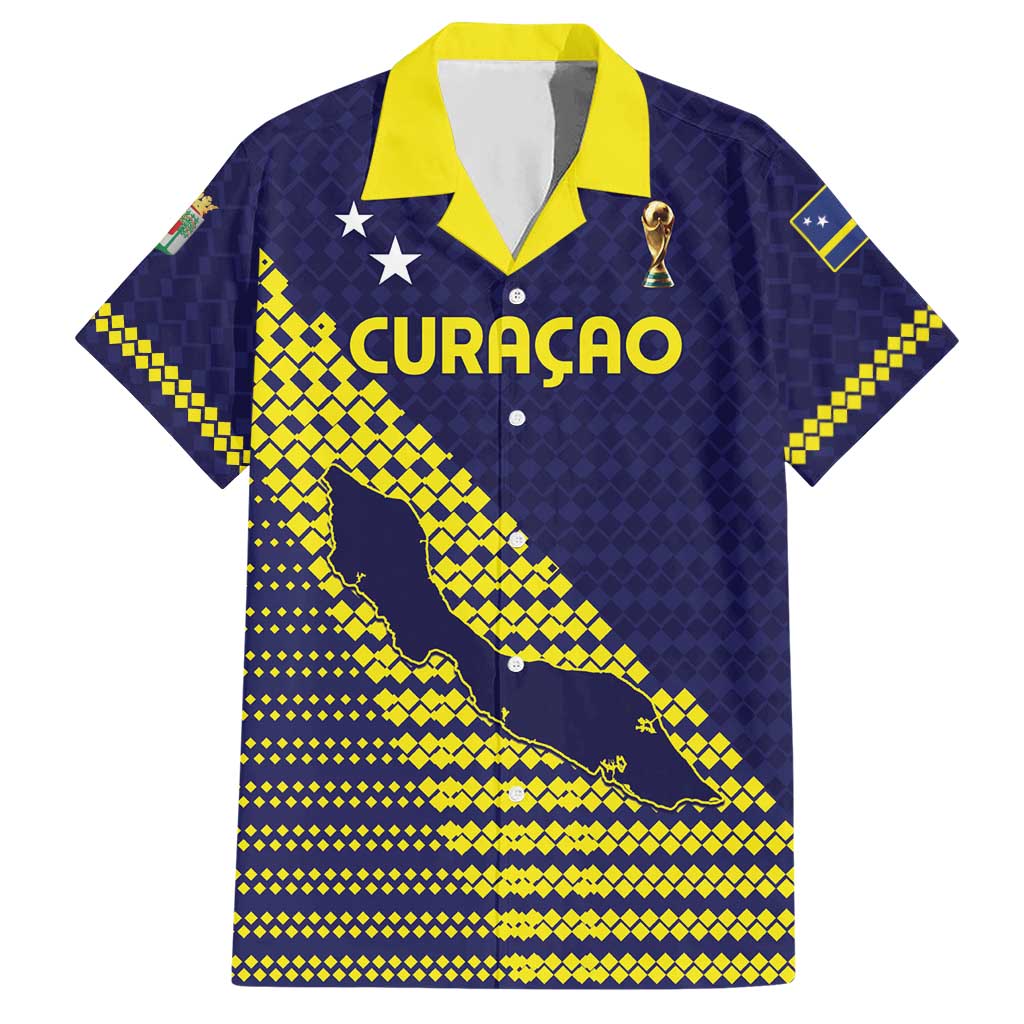 Custom Football 2026 Curacao Hawaiian Shirt Small island BIG dreams