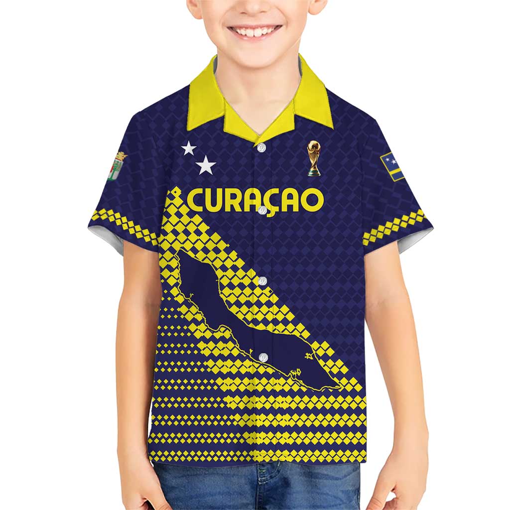 Custom Football 2026 Curacao Hawaiian Shirt Small island BIG dreams