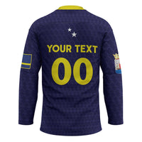 Custom Football 2026 Curacao Hockey Jersey Small island BIG dreams
