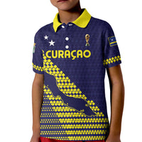 Custom Football 2026 Curacao Kid Polo Shirt Small island BIG dreams