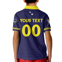 Custom Football 2026 Curacao Kid Polo Shirt Small island BIG dreams