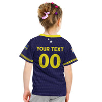 Custom Football 2026 Curacao Kid T Shirt Small island BIG dreams