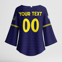 Custom Football 2026 Curacao Kimono Sleeve Blouse Small island BIG dreams