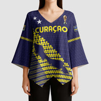 Custom Football 2026 Curacao Kimono Sleeve Blouse Small island BIG dreams