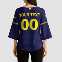 Custom Football 2026 Curacao Kimono Sleeve Blouse Small island BIG dreams