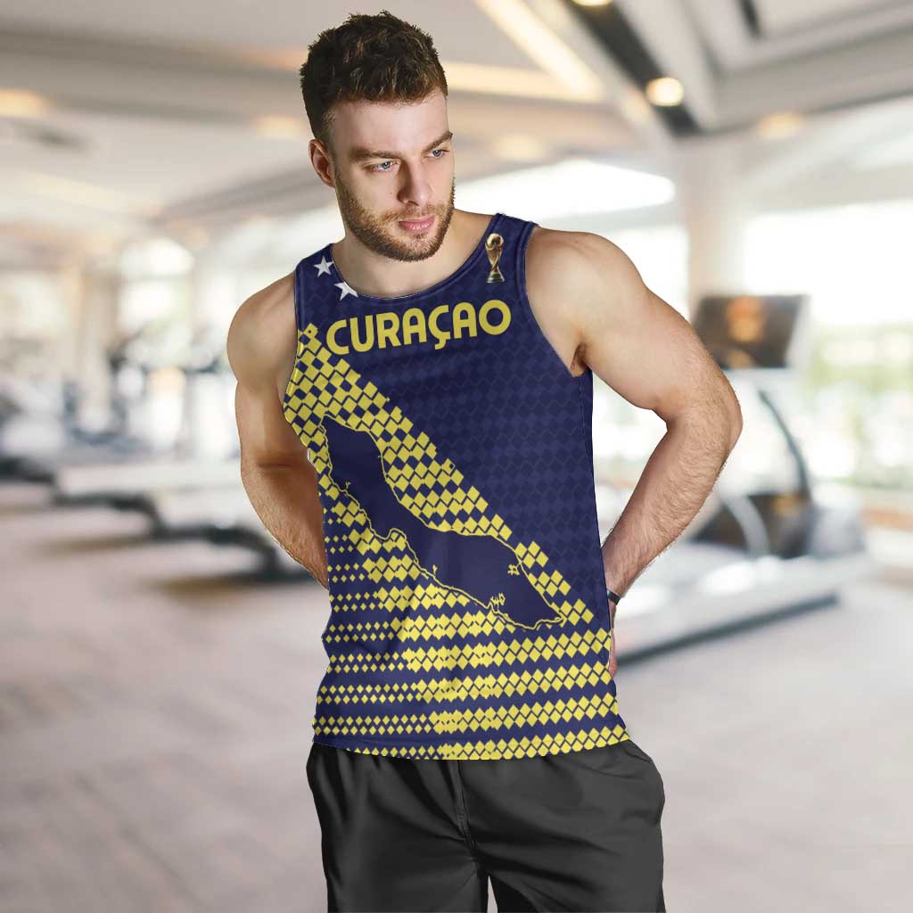 Custom Football 2026 Curacao Men Tank Top Small island BIG dreams