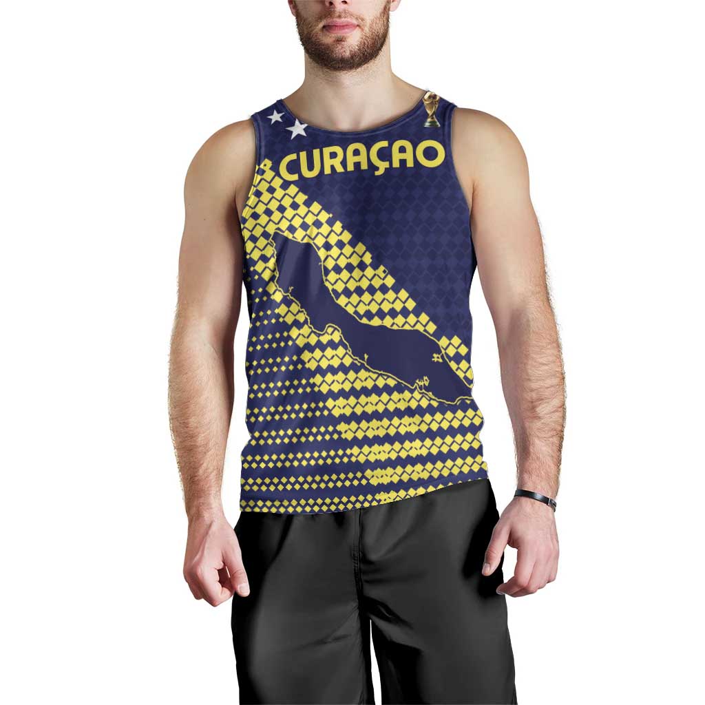 Custom Football 2026 Curacao Men Tank Top Small island BIG dreams