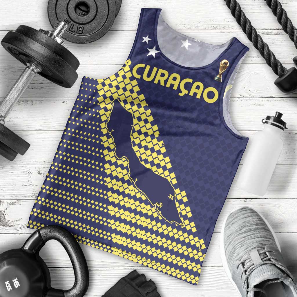 Custom Football 2026 Curacao Men Tank Top Small island BIG dreams