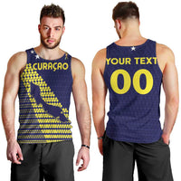 Custom Football 2026 Curacao Men Tank Top Small island BIG dreams