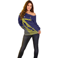 Custom Football 2026 Curacao Off Shoulder Sweater Small island BIG dreams
