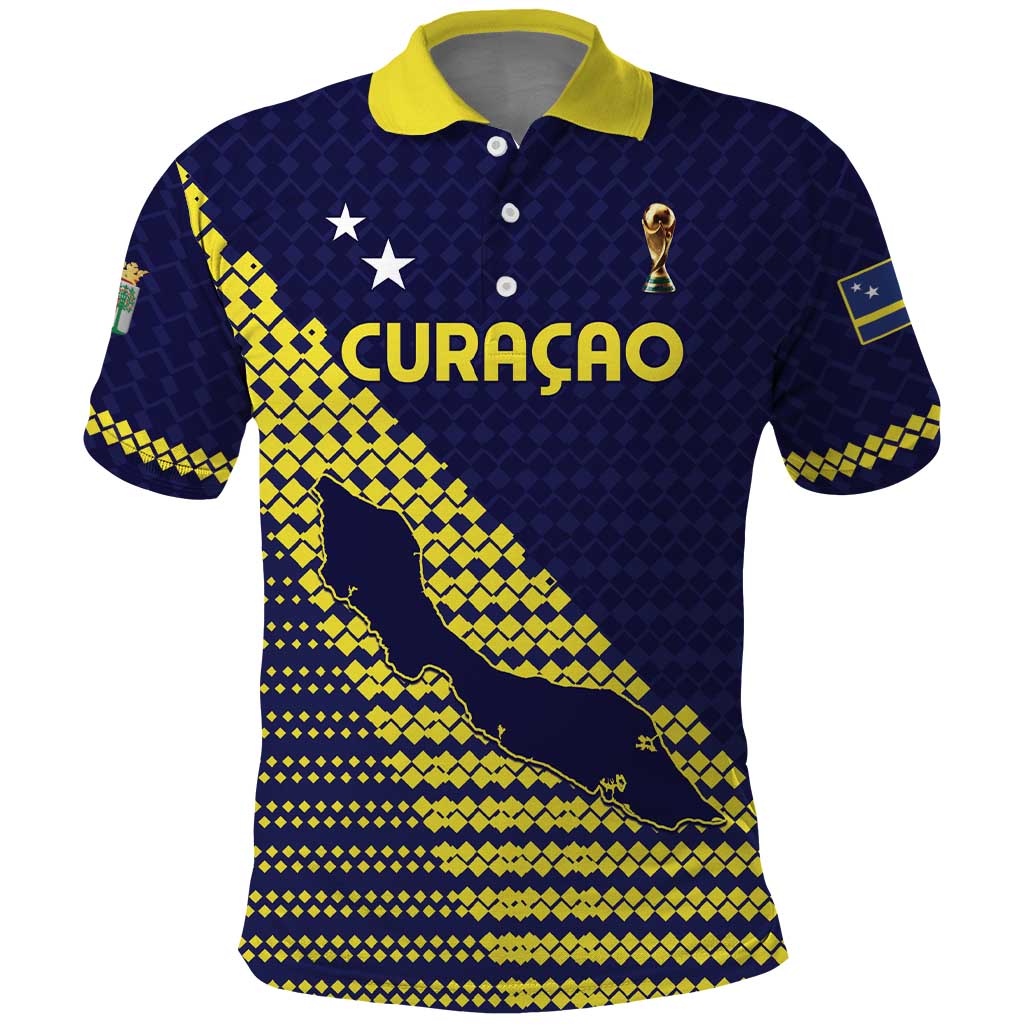 Custom Football 2026 Curacao Polo Shirt Small island BIG dreams