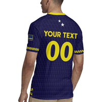 Custom Football 2026 Curacao Rugby Jersey Small island BIG dreams