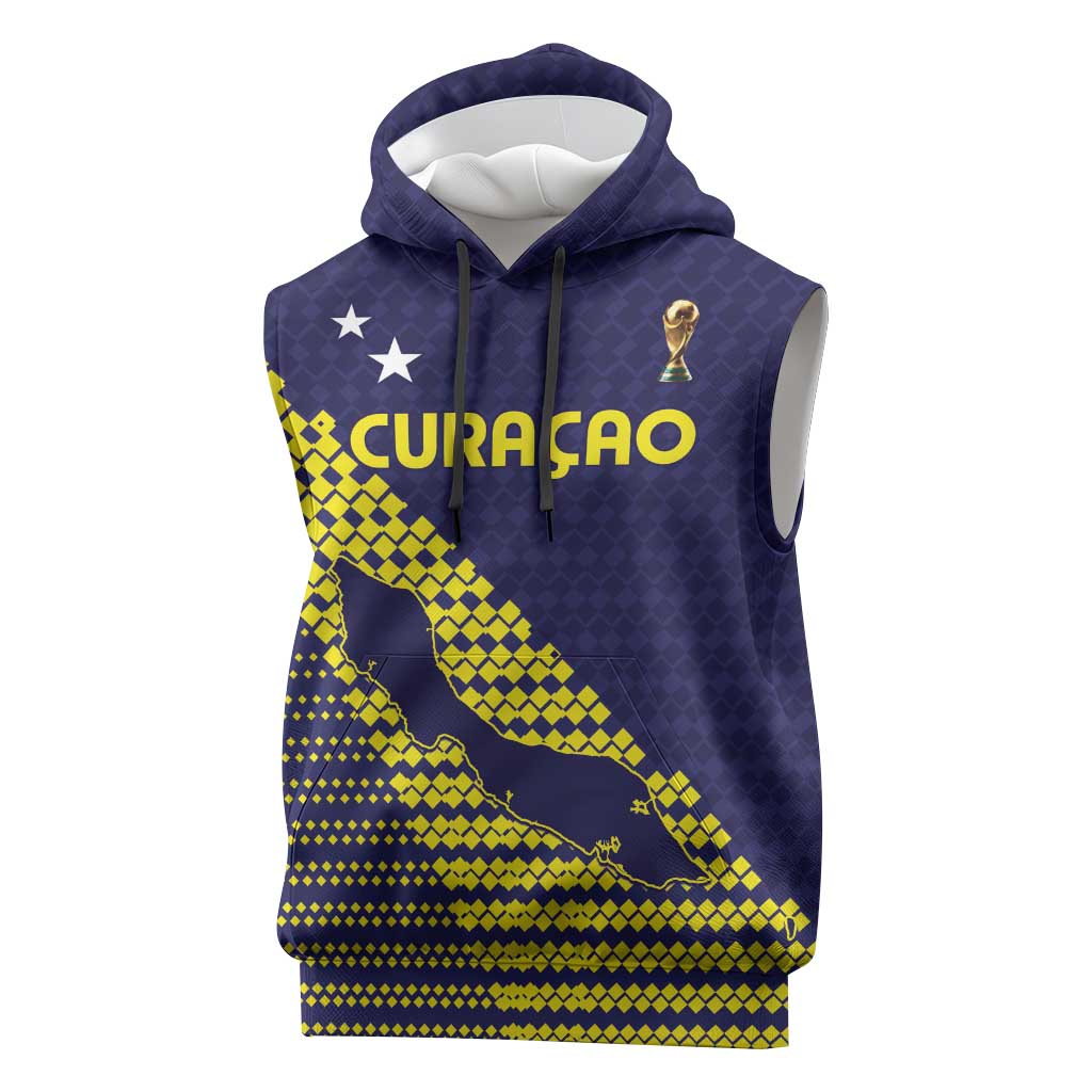 Custom Football 2026 Curacao Sleeveless Hoodie Small island BIG dreams