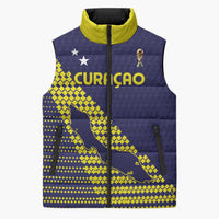 Custom Football 2026 Curacao Sleeveless Puffer Jacket Small island BIG dreams