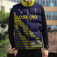 Custom Football 2026 Curacao Sleeveless Puffer Jacket Small island BIG dreams