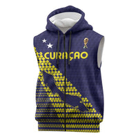 Custom Football 2026 Curacao Sleeveless Zip Hoodie Small island BIG dreams