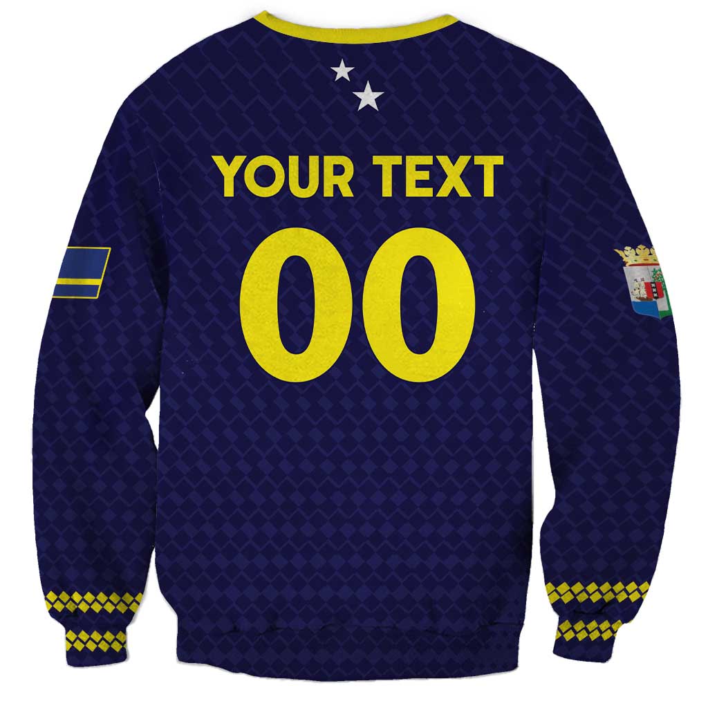 Custom Football 2026 Curacao Sweatshirt Small island BIG dreams