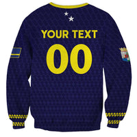 Custom Football 2026 Curacao Sweatshirt Small island BIG dreams
