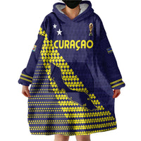 Custom Football 2026 Curacao Wearable Blanket Hoodie Small island BIG dreams