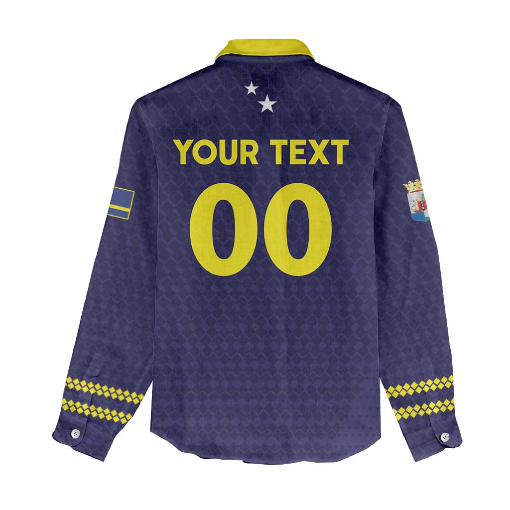 Custom Football 2026 Curacao Women Casual Shirt Small island BIG dreams