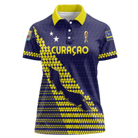 Custom Football 2026 Curacao Women Polo Shirt Small island BIG dreams