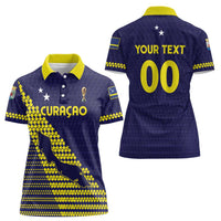 Custom Football 2026 Curacao Women Polo Shirt Small island BIG dreams