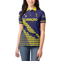 Custom Football 2026 Curacao Women Polo Shirt Small island BIG dreams