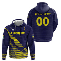 Custom Football 2026 Curacao Zip Hoodie Small island BIG dreams