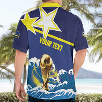Custom Football 2026 Curacao Hawaiian Shirt The Blue Wave Come On