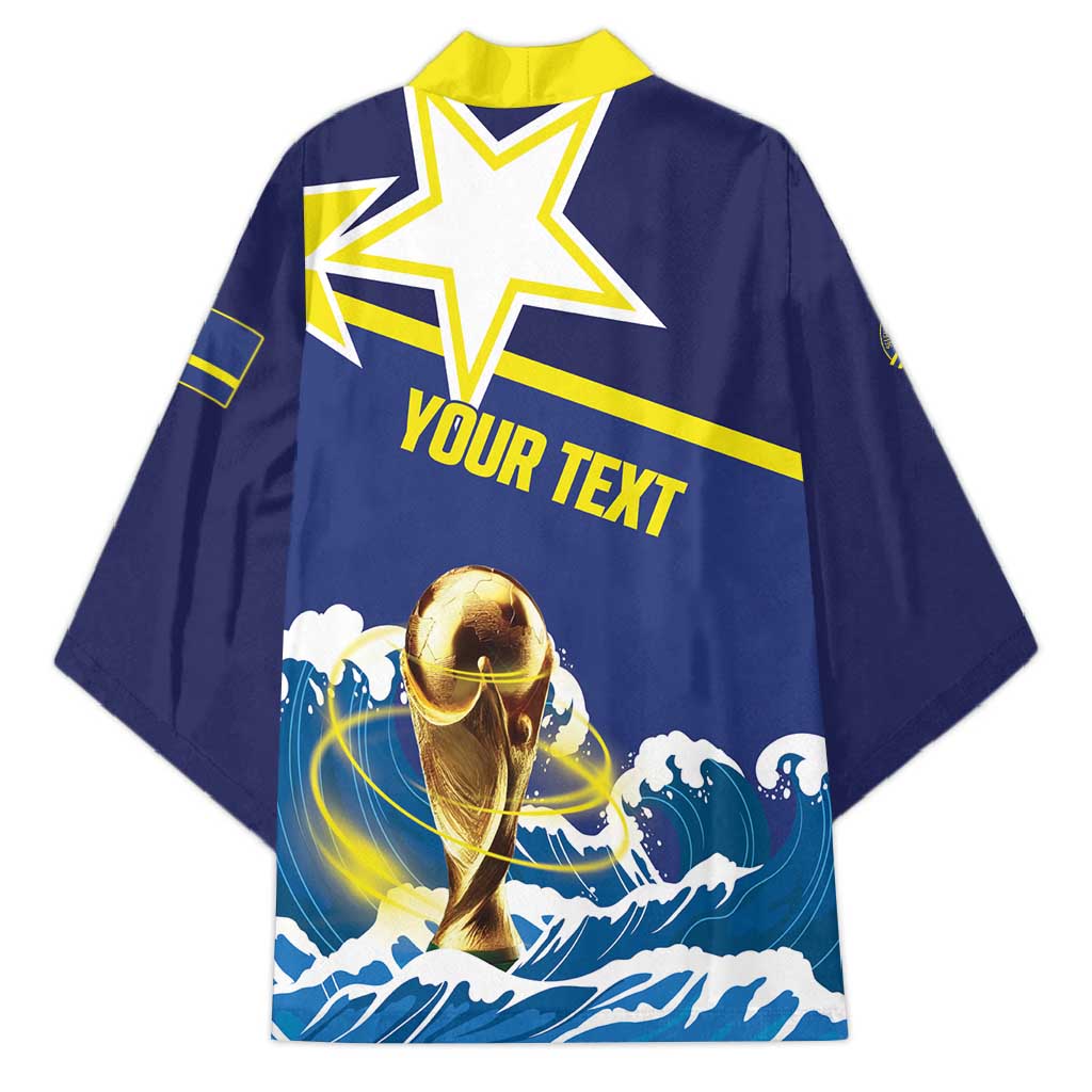 Custom Football 2026 Curacao Kimono The Blue Wave Come On