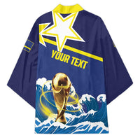 Custom Football 2026 Curacao Kimono The Blue Wave Come On
