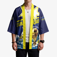 Custom Football 2026 Curacao Kimono The Blue Wave Come On