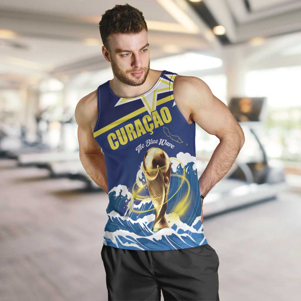 Custom Football 2026 Curacao Men Tank Top The Blue Wave Come On
