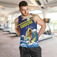 Custom Football 2026 Curacao Men Tank Top The Blue Wave Come On