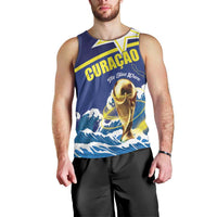 Custom Football 2026 Curacao Men Tank Top The Blue Wave Come On