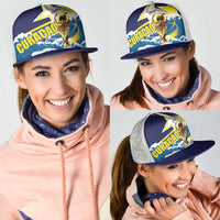 Football 2026 Curacao Mesh Trucker Cap The Blue Wave Come On