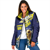 Custom Football 2026 Curacao Padded Jacket The Blue Wave Come On