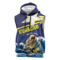 Custom Football 2026 Curacao Sleeveless Hoodie The Blue Wave Come On
