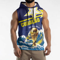 Custom Football 2026 Curacao Sleeveless Hoodie The Blue Wave Come On