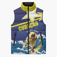 Custom Football 2026 Curacao Sleeveless Puffer Jacket The Blue Wave Come On