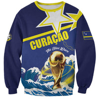 Custom Football 2026 Curacao Sweatshirt The Blue Wave Come On