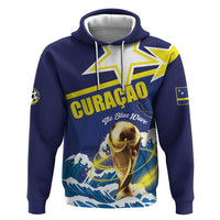 Custom Football 2026 Curacao Zip Hoodie The Blue Wave Come On