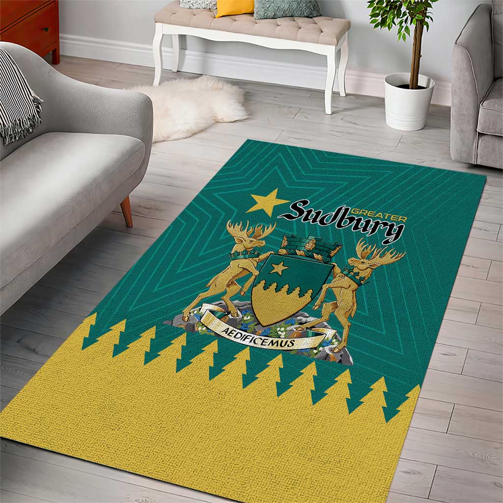 Canada Greater Sudbury Area Rug The Nickel Capital Aedificemus